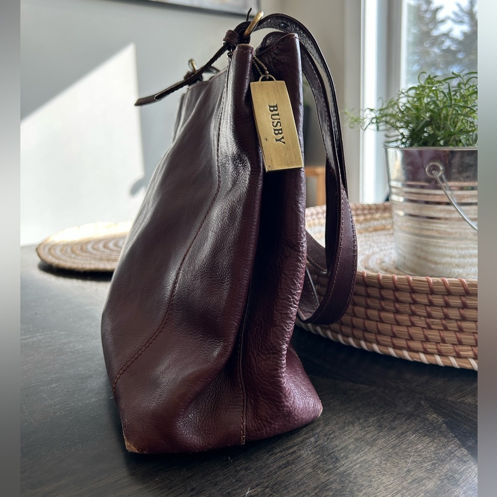 Authentic VINTAGE BUSBY & FOX Leather Purse - Picture 6 of 8